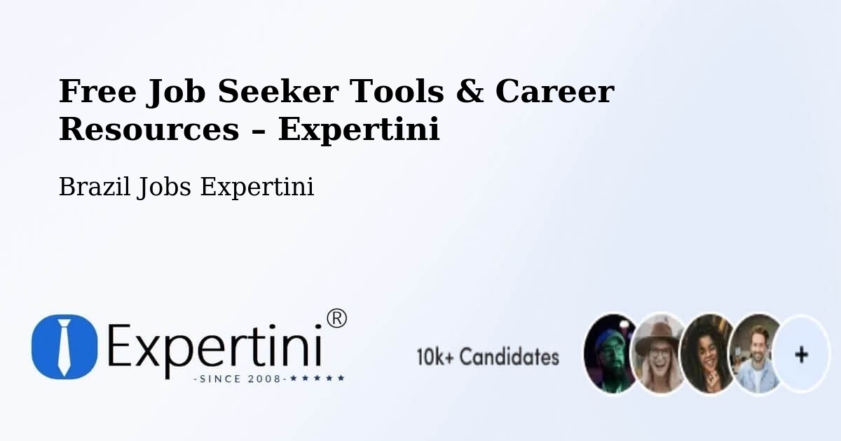 Free Job Seeker Tools & Career Resources – Araçatuba - Araçatuba, Brazil Jobs Expertini